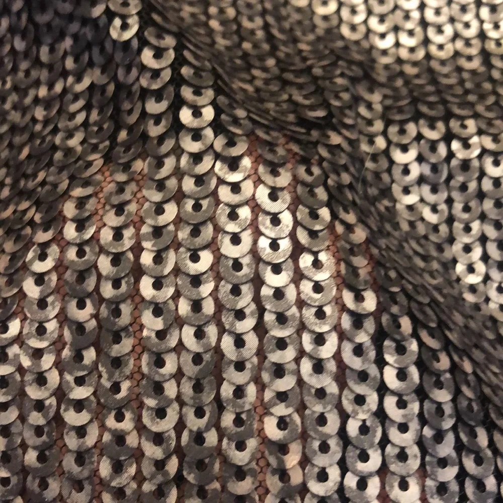 Silver Sequined Slip Dress by Express - Picture 14 of 15